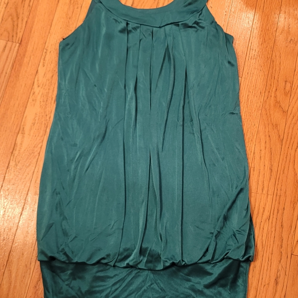 ❗️Last Chance❗️Silky teal dress early 00's